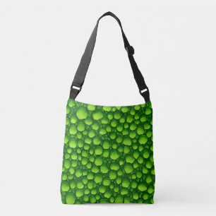Bolso Cruzado Patrón de mosaico verde