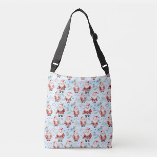 Bolso Cruzado Patrón de Navidades festivos de Santa Claus