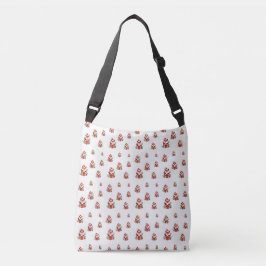 Bolso Cruzado Patrón de navidades - Patrón transparente de zorro