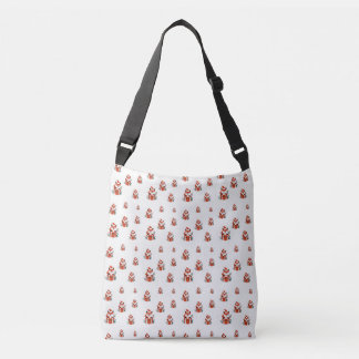 Bolso Cruzado Patrón de navidades - Patrón transparente de zorro