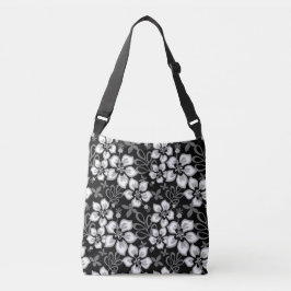 Bolso Cruzado PATRÓN DE OLA DE JUNGla EN NEGRO