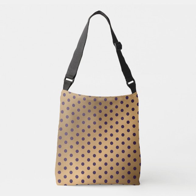 Bolso Cruzado Patrón de puntos 16 (Anverso)