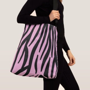 Bolso Cruzado Patrón de rayas de cebra