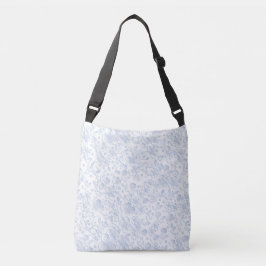 Bolso Cruzado Patrón elegante floral blanca Hibiscus Daisies |