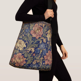Bolso Cruzado Patrón floral de William Morris Cray