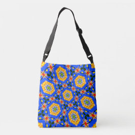 Bolso Cruzado Patrón floral estético