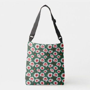 Bolso Cruzado Patrón floral vibrante