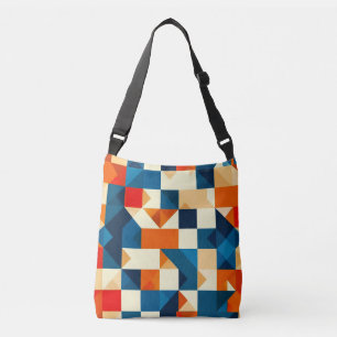Bolso Cruzado Patrón geométrico abstracto