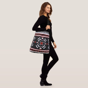 Bolso Cruzado Patrón geométrico étnico africano