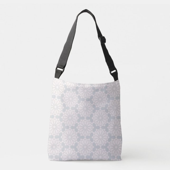 Bolso Cruzado Patrón geométrico islámico (Anverso)