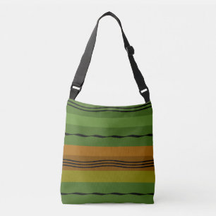 Bolso Cruzado patrón geométrico modernista abstracto