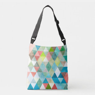 Bolso Cruzado Patrón geométrico/triángulos de pixDezines Boho