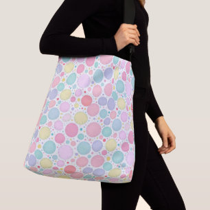 Bolso Cruzado Patrón Imperfecto de Puntos de Pastel