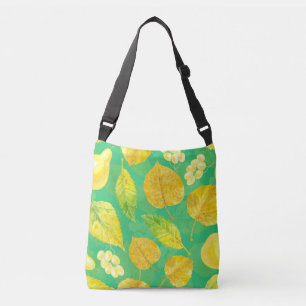 Bolso Cruzado Patrón otoñal acuarela