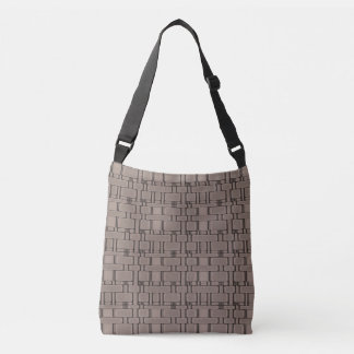 Bolso Cruzado Patrón recto Taupe neutro