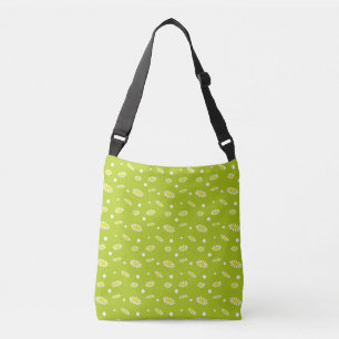 Bolso Cruzado Patrón Retro de Primavera de Margarita con Lunares
