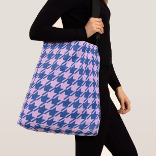 Bolso Cruzado Patrón rosa y azul de Houndstap