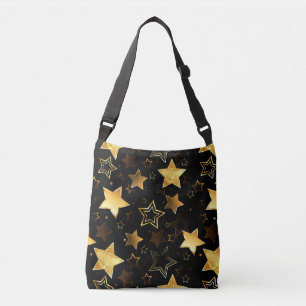 Bolso Cruzado Patrón sin foco con las estrellas doradas