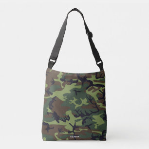 Bolso Cruzado Patrón sin problemas de imitación militar en cam