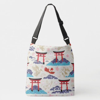 Bolso Cruzado Patrón Torii Japonés