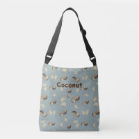 "Patrón tropical de coco boho"