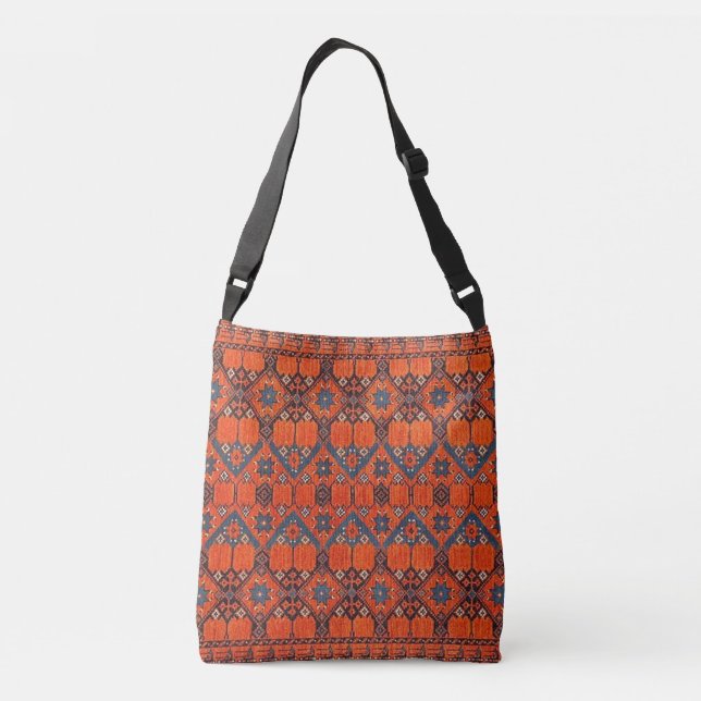 Bolso Cruzado Patrón turco persa oriental (Reverso)
