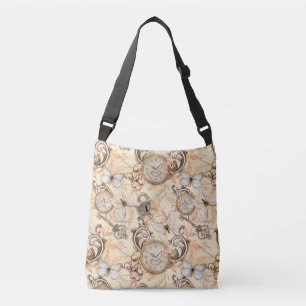 Bolso Cruzado Patrón victoriano vintage Shabby Chic Country