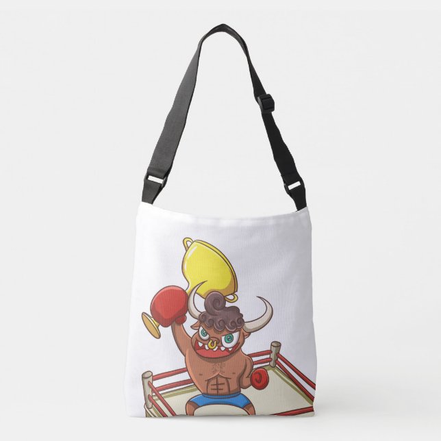 Bolso Cruzado Patrón zodiaco chino-vaca (Anverso)