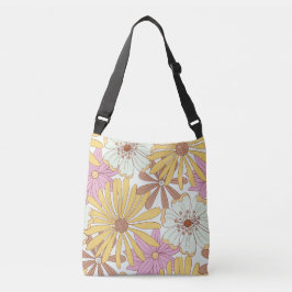 Bolso Cruzado Patrones florales retro salvajes