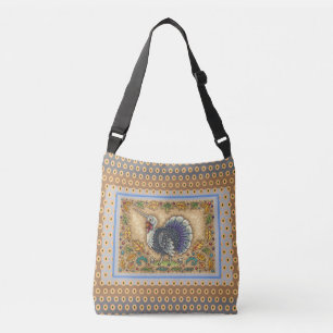 BOLSO CRUZADO PAVO DE ACCIÓN DE GRACIAS UNICORNIO, FANTASÍA CAPR