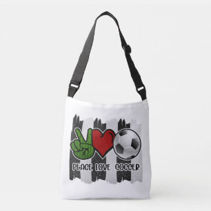 Bolso Cruzado Paz en el fútbol y amor