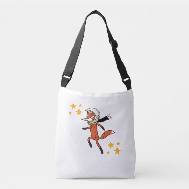 Bolso Cruzado PBSummit Dash the Fox Astronaut Cross-Body Bag (Anverso)