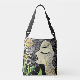 Bolso Cruzado Peace in Serenity Abstract Tote