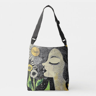 Bolso Cruzado Peace in Serenity Abstract Tote