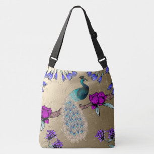 Bolso Cruzado Peacock En Oro