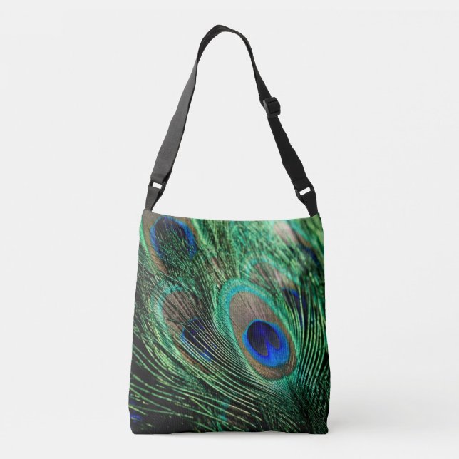 Bolso Cruzado Peacock Feather Lucky (Reverso)