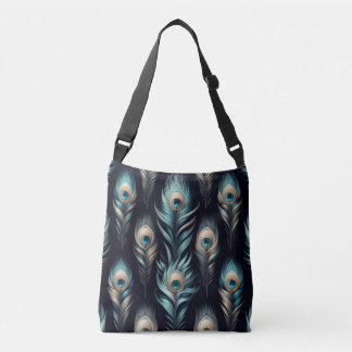 Bolso Cruzado Peacock Plumes