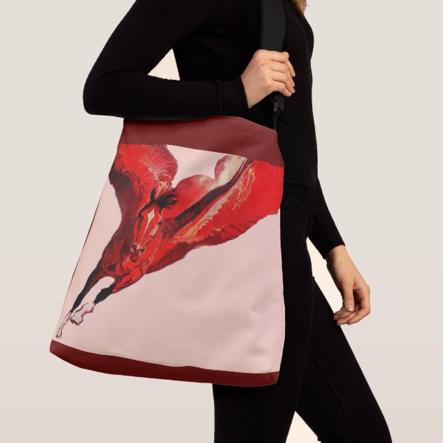 Bolso Cruzado Pegasus, el caballo volador (Detalle)