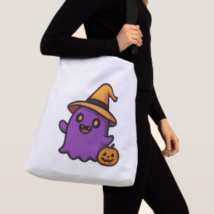 Bolso Cruzado Pegatina fantasma de Halloween