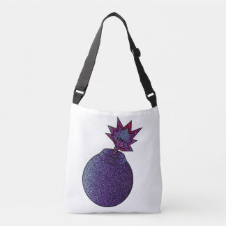 Bolso Cruzado Pegatinas de vinilo personalizadas Glitter Galaxy