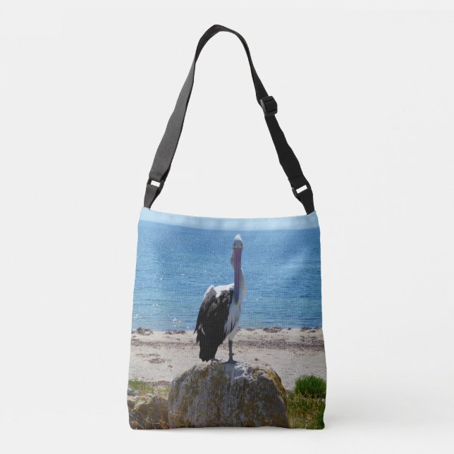 Bolso Cruzado Pelican Con La Mirada, (Reverso)