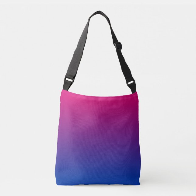 Bolso Cruzado Pendiente bisexual de la bandera (Anverso)