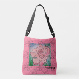 Bolso Cruzado Peonía Rosa 