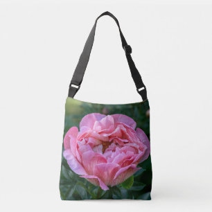 Bolso Cruzado Peonía Sonrojada – Captura de Flor Canadiense