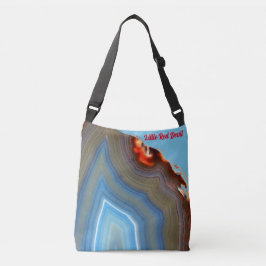 Bolso Cruzado Pequeño diablo rojo oculto en la agata cruz