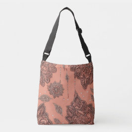 Bolso Cruzado Perlas de melocotón en nosotros arte de IA