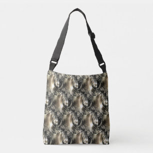 Bolso Cruzado Perlas doradas