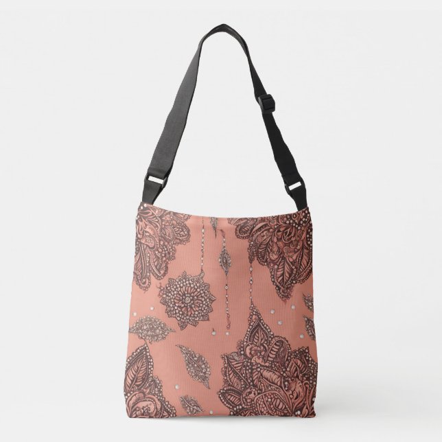 Bolso Cruzado Perlas en el arte de la IA estadounidense (Anverso)