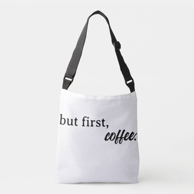 Bolso Cruzado pero primero, café (Anverso)