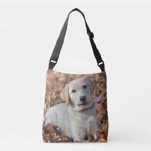 Bolso Cruzado Perrito amarillo del labrador retriever
